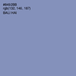 #8492BB - Bali Hai Color Image